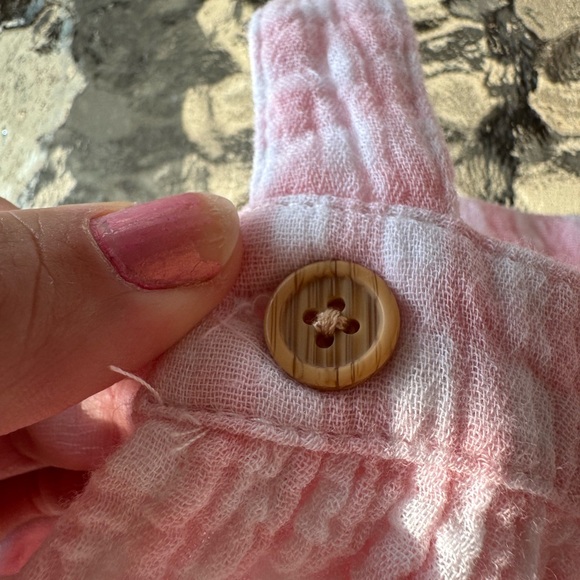 Pink Ruffled Baby Romper - Picture 2 of 6